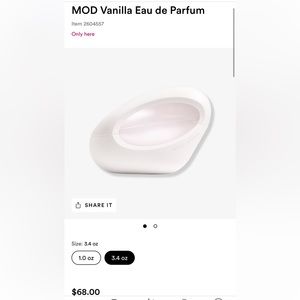 Ariana Grande MOD vanilla perfume 3.4 oz